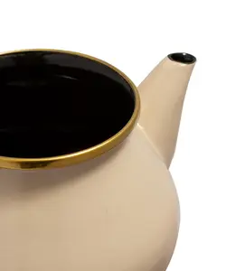 کتری قوری استیل لعابی آجار