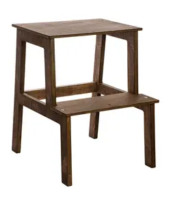 چهارپایه چوبی دو طبقه لوپینه