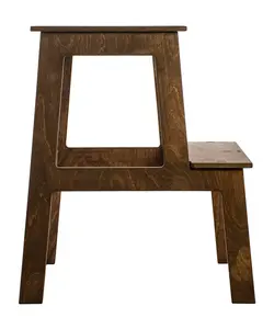 چهارپایه چوبی دو طبقه لوپینه