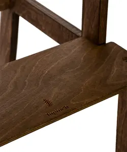 چهارپایه چوبی دو طبقه لوپینه