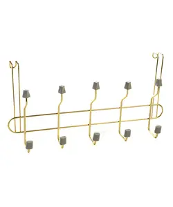 چوب لباسی پشت دری 10 شاخه استیل رد فلاور