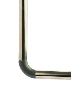 میله پرده حمام استیل مربع رد فلاور