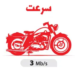 3ماهه 96 گیگ اینترنت داخلی معادل 48 گیگ بین الملل