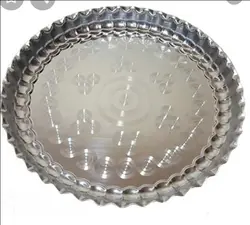 سینی استیل لب کنگره سایز3