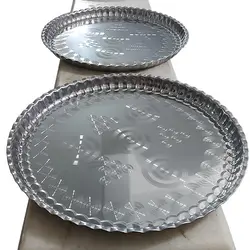 سینی استیل لب کنگره سایز7