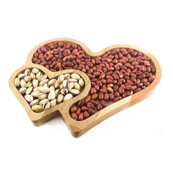 ظرف سرو و اردو خوری چوبی طرح قلب