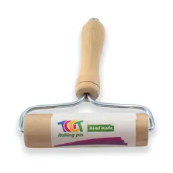 وردنه غلطکی چوبی