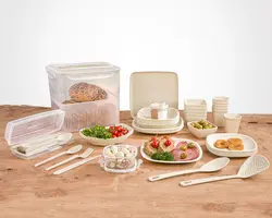 سرویس مسافرتی 60 پارچه 6 نفره لیمون