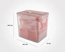 سرویس مسافرتی 60 پارچه 6 نفره لیمون