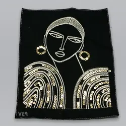 تکه دوزی خانم مصری بزرگ