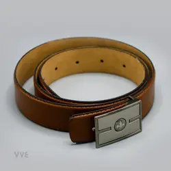 ست کیف و کمربند مردانه (عسلی)