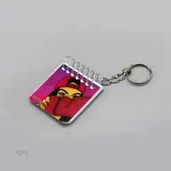 سرکلیدی دفترچه 50 برگ فانتزی Topco (طرح 8)