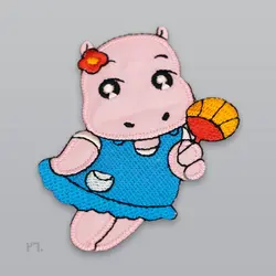 تکه دوزی اسب آبی