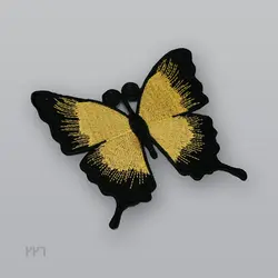 تکه دوزی پروانه طرح سارا زرد