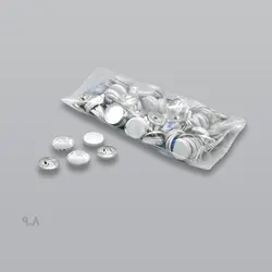 پولک دکمه پرسی فلزی سایز 28