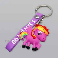 سرکلیدی سیلیکونی پونی بنفش