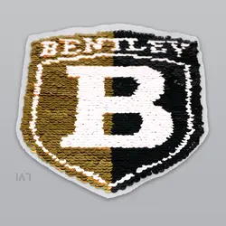 تکه دوزی B پولک دار دو رو