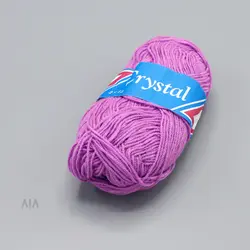 کاموا کریستال ارغوانی کم رنگ