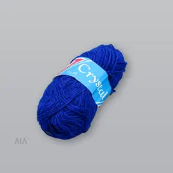 کاموا کریستال آبی شالی تیره