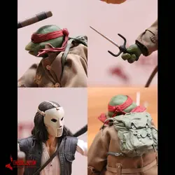 اکشن فیگور کیسی جونز و رافائل | Casey Jones and Raphael | از لاکپشت های نینجا برند نکا