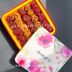 باکس کادویی لواشک خانگی 500 گرم - طرح بهار