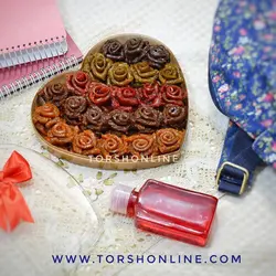 لواشک قلب کریستالی