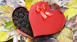 رز باکس لواشک قلب کادوئی
