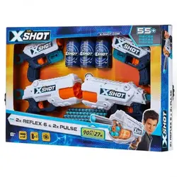 تفنگ بازی چهار عددی اکس شات X-Shot