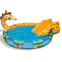 استخر بادی سرسره دار طرح زرافه