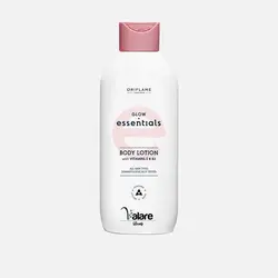 لوسیون بدن Glow Essentials همراه با ویتامین E و B3