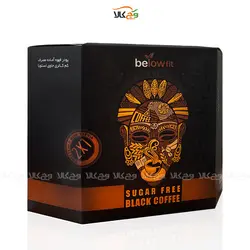 پودر قهوه فوری کم کالری بدون شکر دیابتی بدون کافی میت 2x1 وگان (حاوی استویا) - 20 ساشه - بیلو