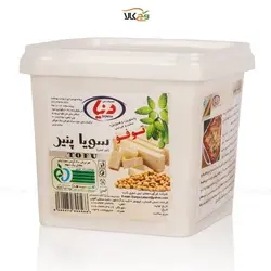 پنیر توفو طعم زیره (پنیر گیاهی سویا یا پنیر وگان) - 450 گرم - دنیا