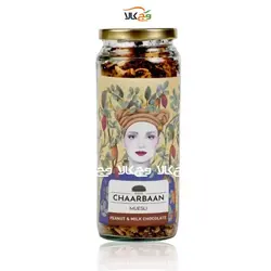 موسلی گرانولا بادام زمینی و شیر شکلات چاربان - 380 گرمی
