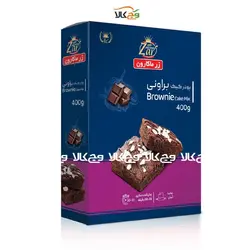 پودر کیک نیمه آماده براونی زر ماکارون - 500 گرمی