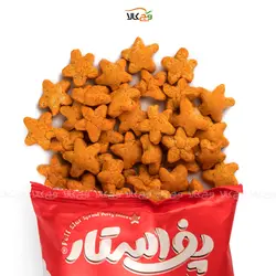 اسنک گیاهی چهار غله با طعم کچاب - 50 گرم - پف استار
