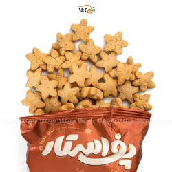 اسنک گیاهی چهار غله با ادویه برگر - 50 گرم - پف استار