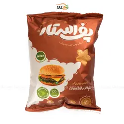 اسنک گیاهی چهار غله با ادویه برگر - 50 گرم - پف استار
