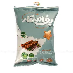 اسنک گیاهی چهار غله طعم باربیکیو - 50 گرم - پف استار