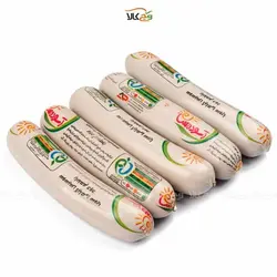 سوسیس گیاهی سویا با طعم دودی - 500 گرم - آسوده سازان