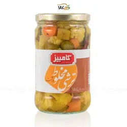 شیرینگ ترشی مخلوط درشت 700 گرمی کامبیز