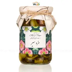 مزه سیر زیتون - 370 گرم - وگان