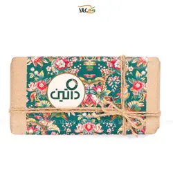 هدیه شرکتی داتین (نوروزی) - بیسکویت وگان، شکلات دست‌ساز، دمنوش - وگان