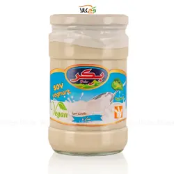 ماست سویا ساده گیاهی وگان - 650 گرمی- بکر