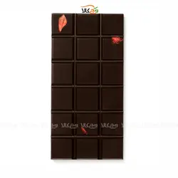 شکلات گیاهی وگان - تخته‌ای توت فرنگی - 100 گرم