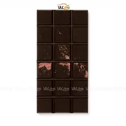 شکلات گیاهی وگان - تخته‌ای گل سرخ - 100 گرم