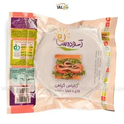 کالباس گیاهی قارچ و سویا با طعم دودی - 350 گرم - آسوده‌سازان