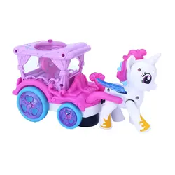 اسب پونی با کالسکه موزیکال