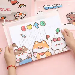 پوشه A4 طلقی طرح خرس و خرگوش