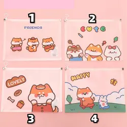 پوشه A4 طلقی طرح خرس و خرگوش