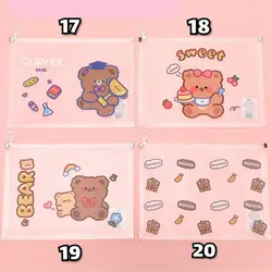 پوشه A4 طلقی طرح خرس و خرگوش